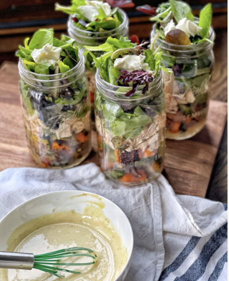 Salada Rústica com mostarda e mel